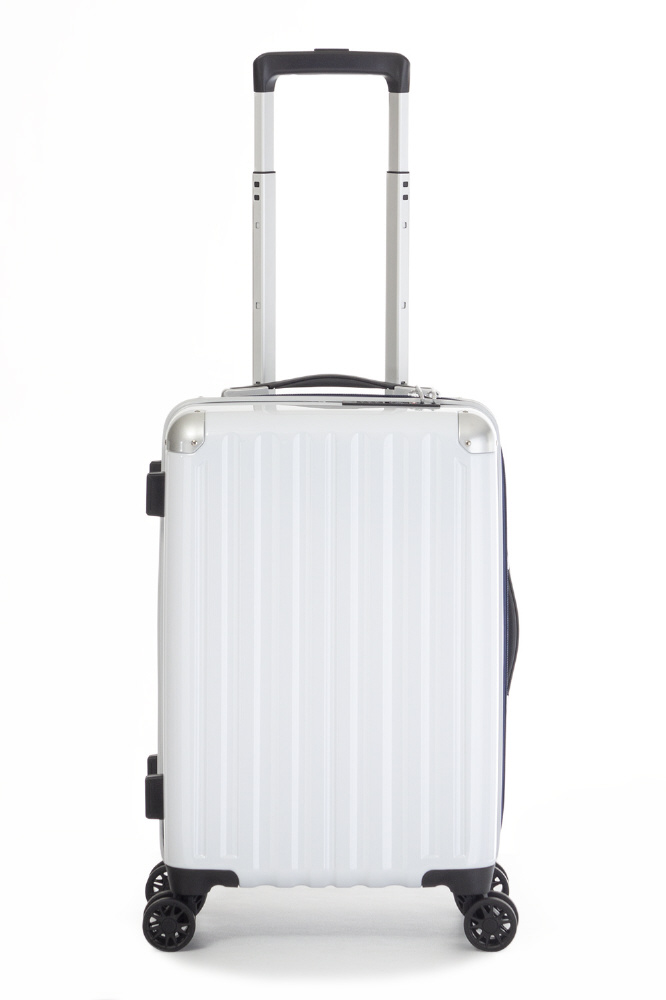 スーツケース ハードキャリー 31L ホワイト ALI-6008-18 ［TSAロック