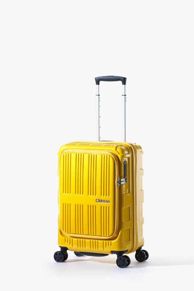 スーツケース ハードキャリー 35L+6L MAXBOX(マックスボックス) メタリックイエロー ALI-5511  ［TSAロック搭載］｜の通販はソフマップ[sofmap]