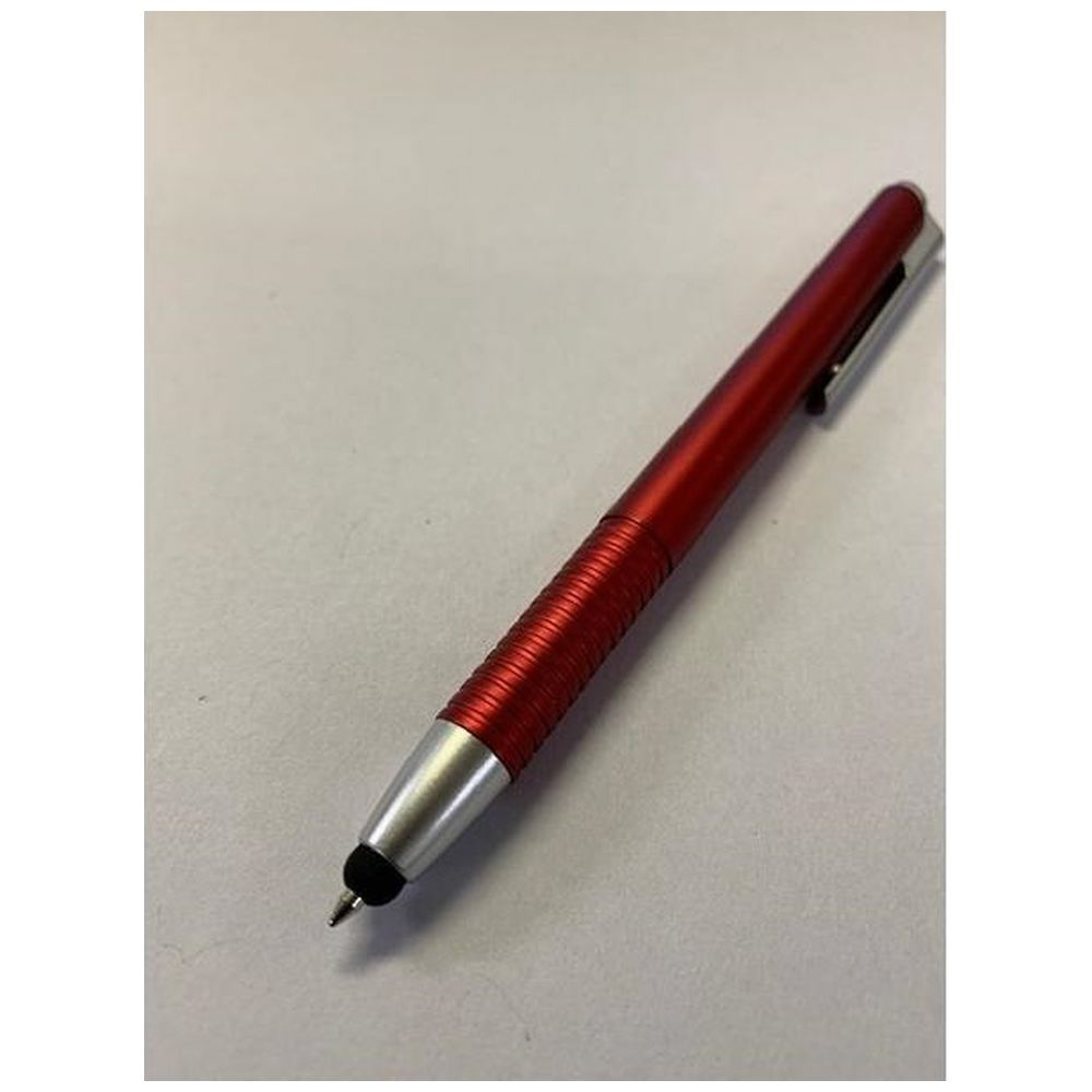 タッチペン+ノックボールペン 2本入 nob アソート(レッド・ブルー