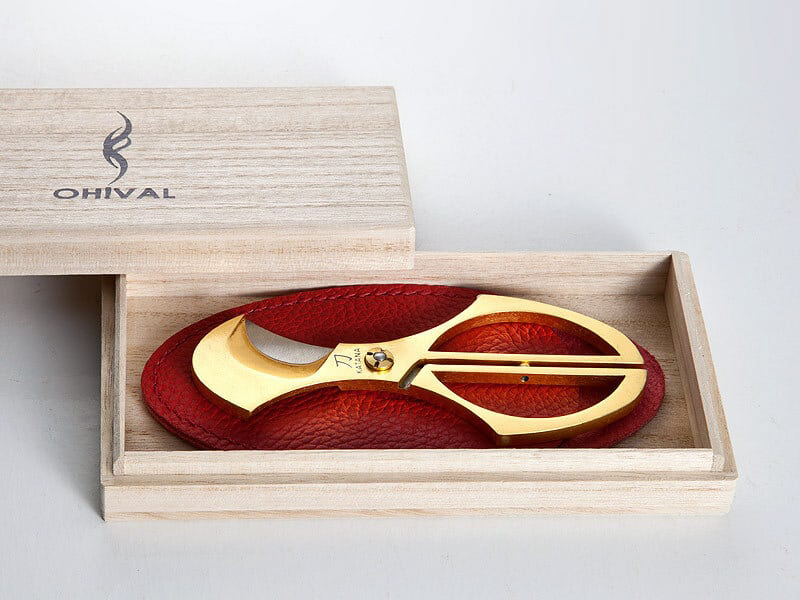 OH!VAL CIGAR CUTTER KATANA GOLD MINI Nobdesigns ※キャンセル・返品不可※