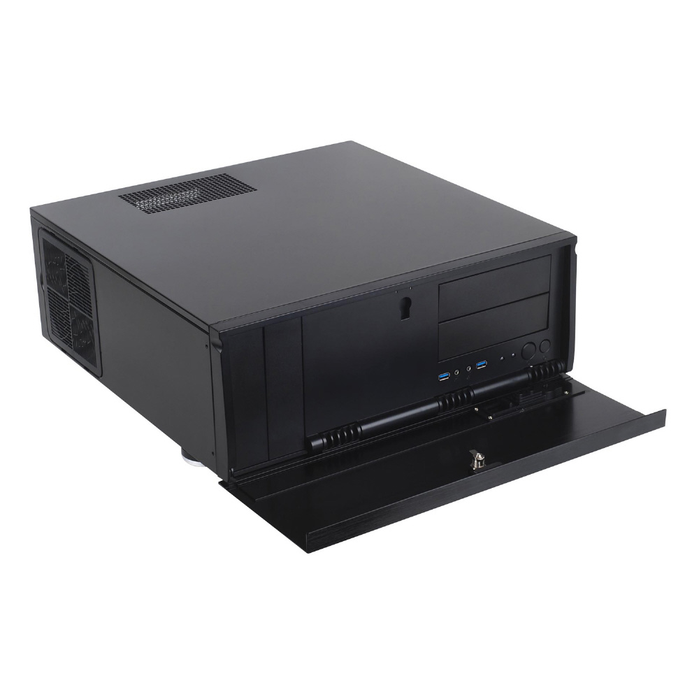 Silver Stone E-ATX対応　HTPCケース ブラック 横置きPCケースに挑戦！SILVERSTONE SST-GD09B でRyzen9 5900Xの