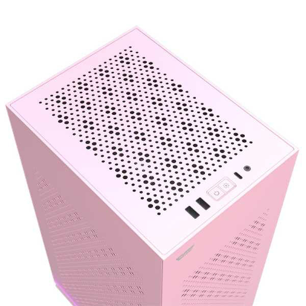 新品未使用未開封 darkFlash PCケース DF DLH21 PINK - PCパーツ