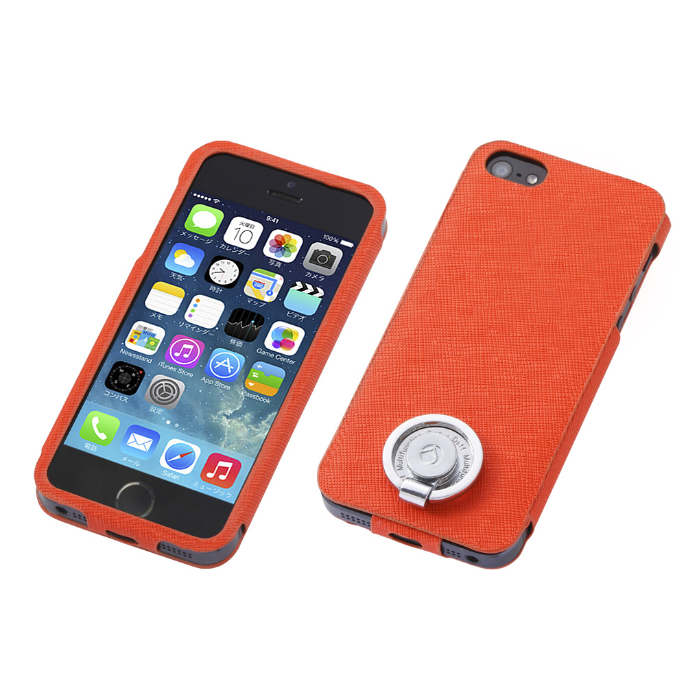 iPhone5／5s Multi Function Design Case Orange DCS-MI5SPL01OR｜の