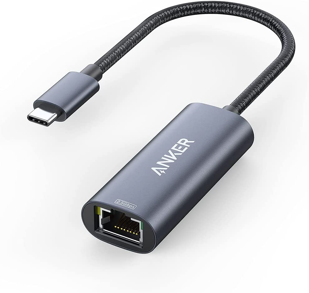 LAN変換アダプタ [USB-C オス→メス LAN] 2.5Gbps対応(Mac/Windows