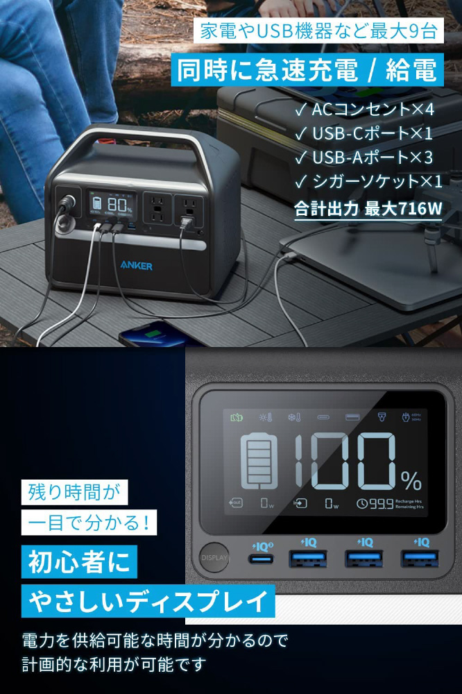 ポータブル電源 Anker 535 Portable Power Station｜の通販は