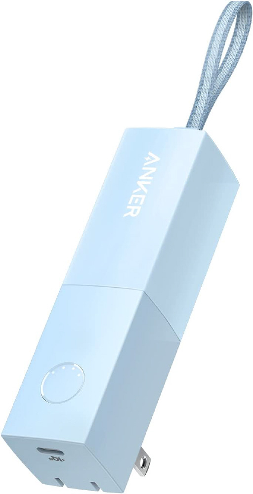 モバイルバッテリー Anker 511 Power Bank（PowerCore Fusion 5000） ブルー A1633N32 ［USB  Power Delivery対応 /1ポート /充電タイプ］｜の通販はソフマップ[sofmap]