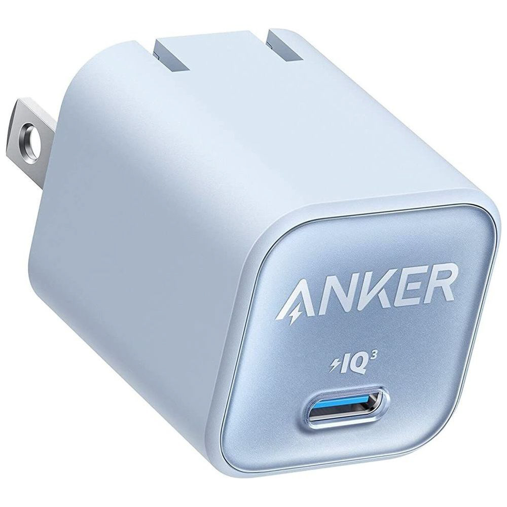 Anker 511 Charger （Nano III 30W）  ブルー A2147N31 ［1ポート /USB Power Delivery対応］