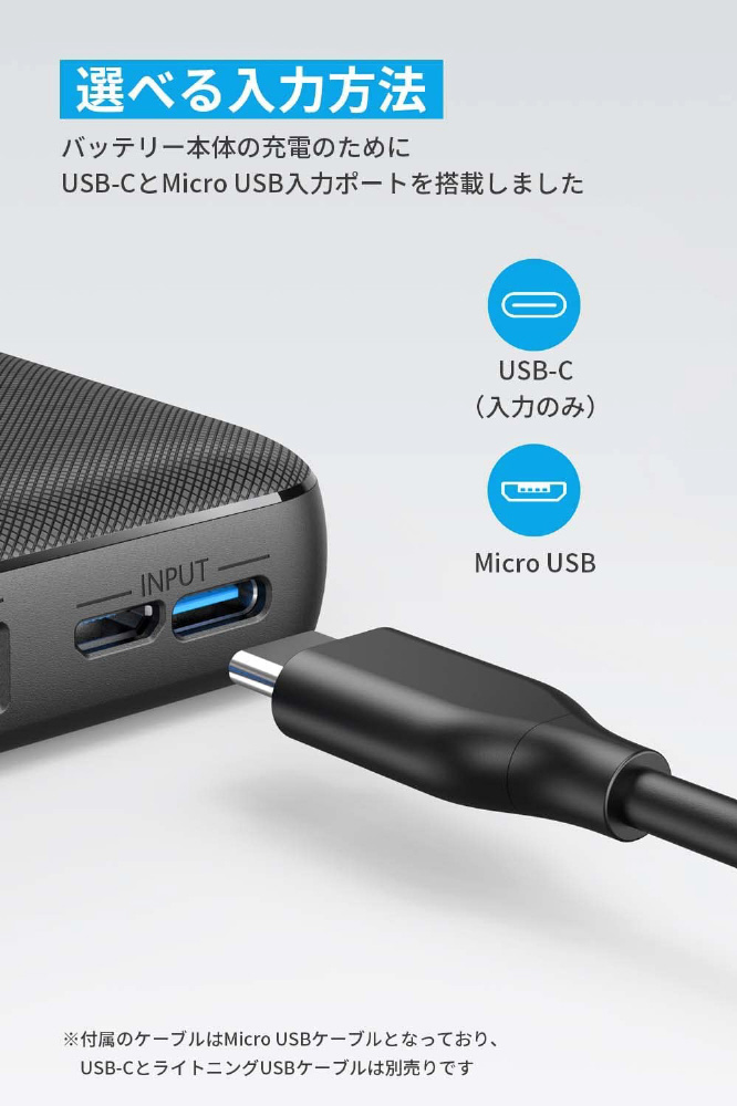 モバイルバッテリー PowerCore Essential 20000 20000mAh ブラック A1268013  ［2ポート］｜の通販はソフマップ[sofmap]