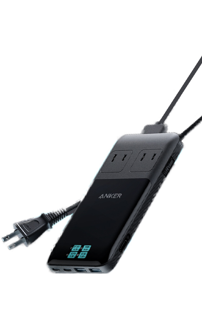 高機能電源タップ Prime Charging Station (6-in-1、140W) ブラック