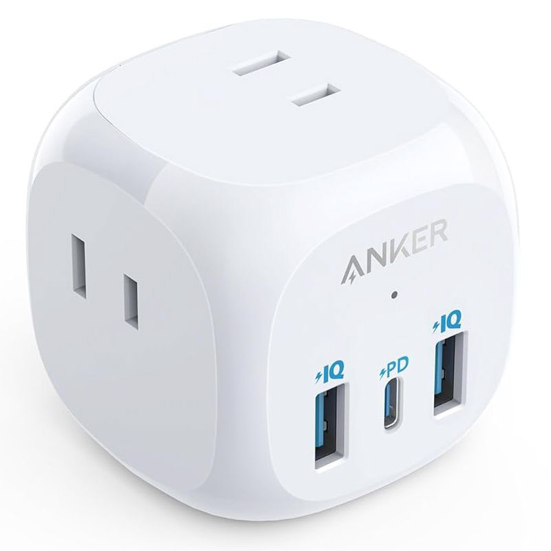 電源タップ Anker PowerExtend(6-in-1) ホワイト A9231524 ［直挿し /3