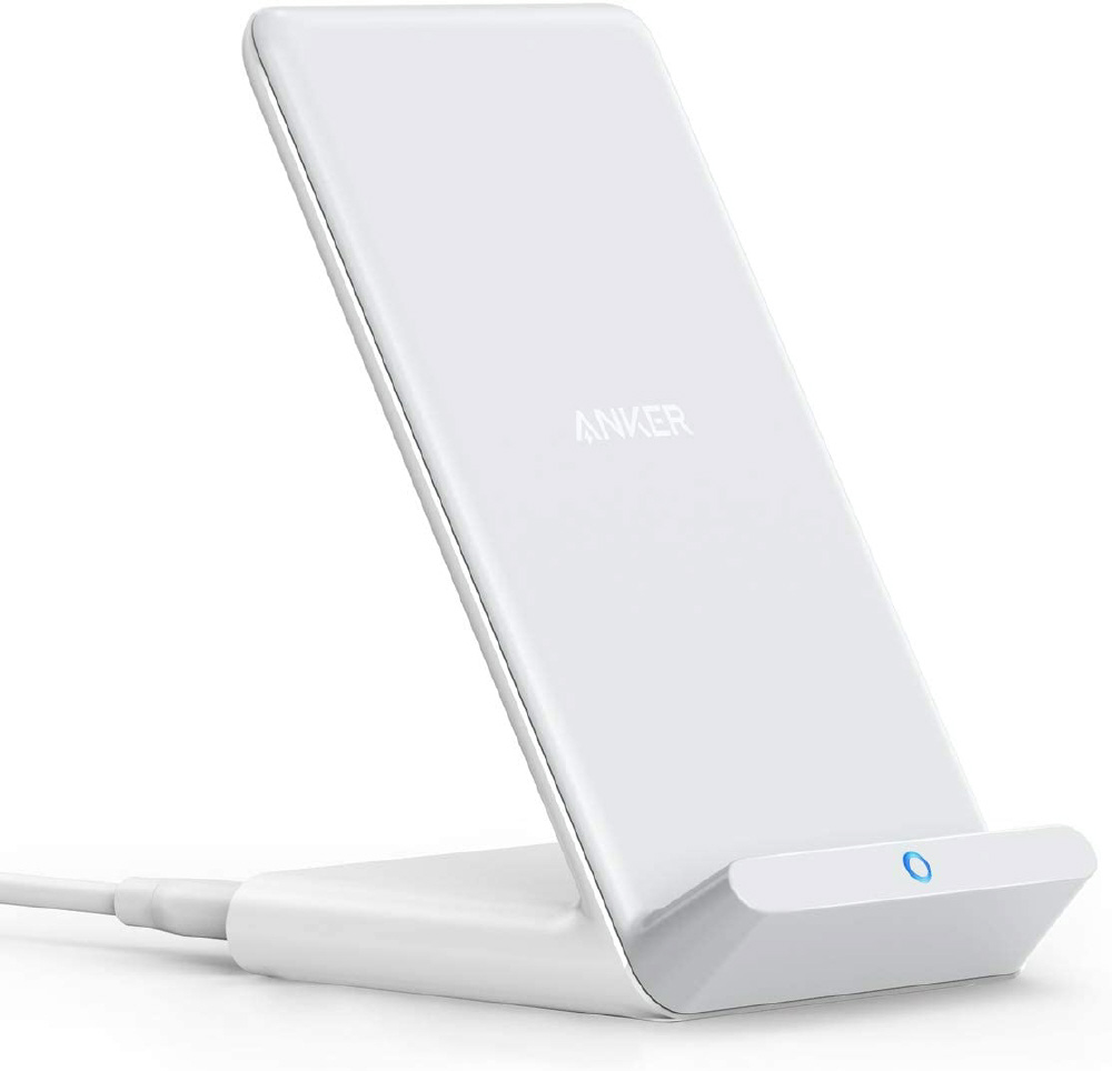 ワイヤレス充電器 Anker PowerWave 10 Stand  ホワイト A2524023 ［ワイヤレスのみ /10W］