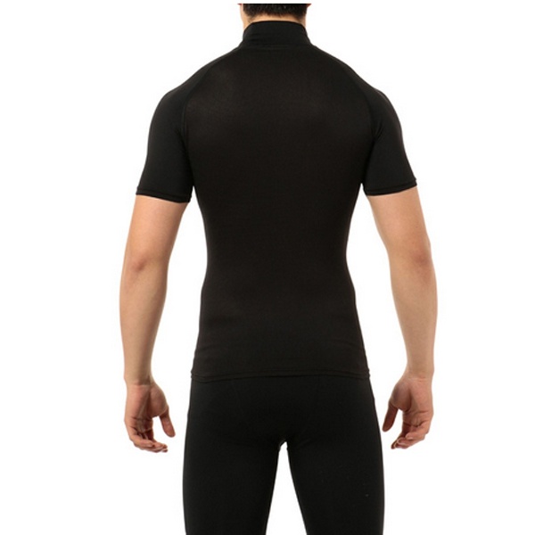 メンズ 半袖ウェア UA HEATGEAR ARMOURコンプレッションSSモック(3XL/BLK)MBB2163
