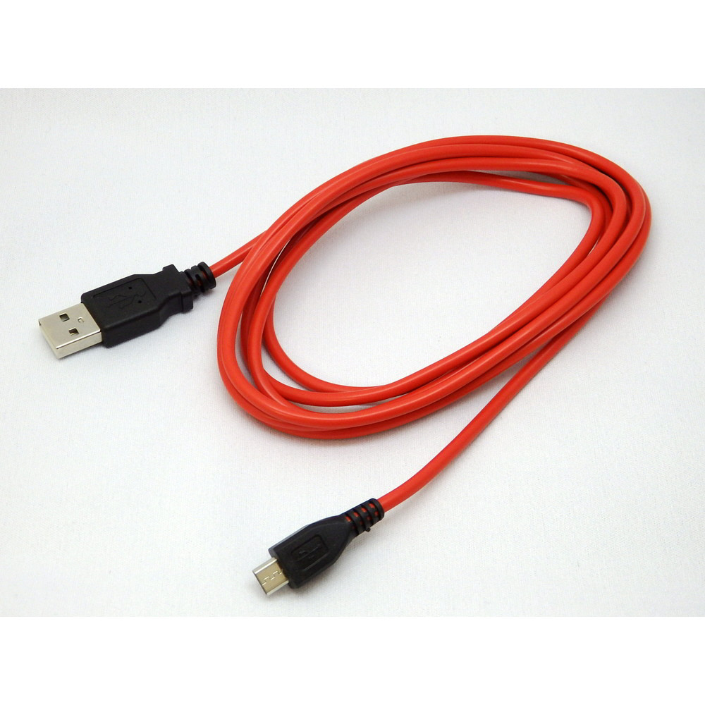 USB-A ⇔ micro USBケーブル [充電] レッド SU2-MC200R ［2.0m］｜の通販はソフマップ[sofmap]