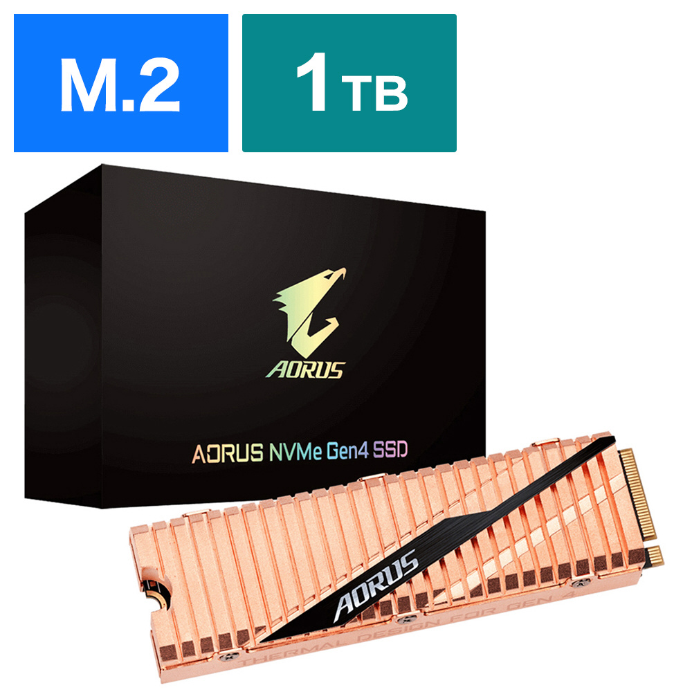 AORUS NVMe Gen4 SSD 1TB GP-ASM2NE6100TTTD (SSD/M.2  2280/1TB)｜の通販はソフマップ[sofmap]