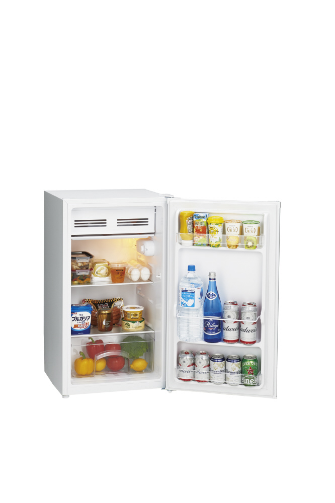 冷蔵庫 ホワイト JR-A9A(W) ［幅47.5cm /90L /1ドア /右開きタイプ
