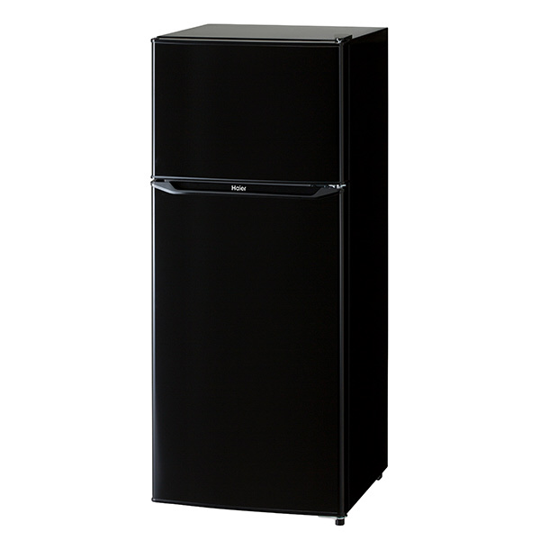 冷蔵庫 ハイアール ブラック JR-N130C(K) ［幅47.4cm /130L /2ドア /右