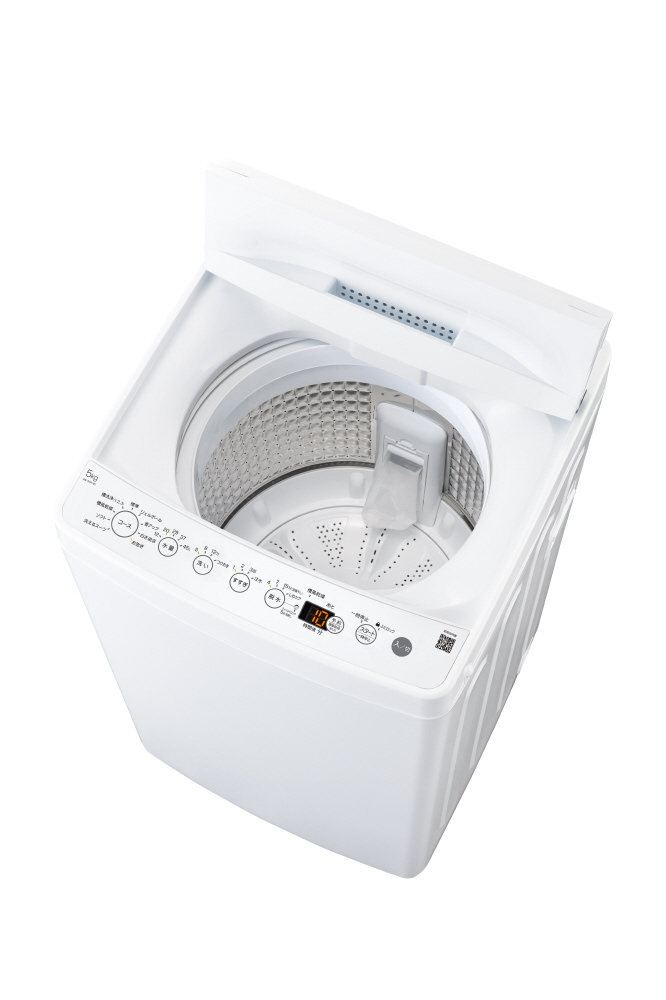 全自動洗濯機 ホワイト BW-50A-W ［洗濯5.0kg /乾燥機能無 /上開き