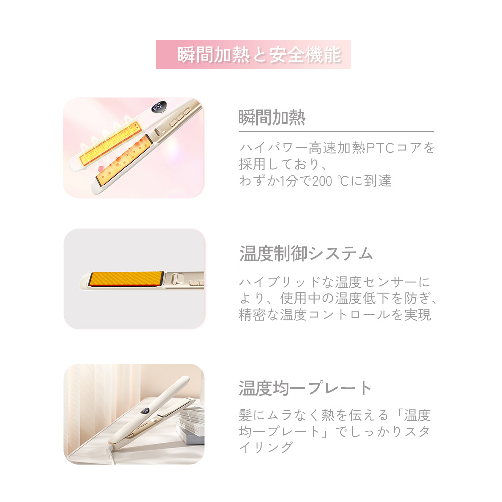 Sarlisi ストレートヘアアイロン SAHK07YE ストレートヘアアイロン SARLISI SAHK07YE｜の通販はソフマップ