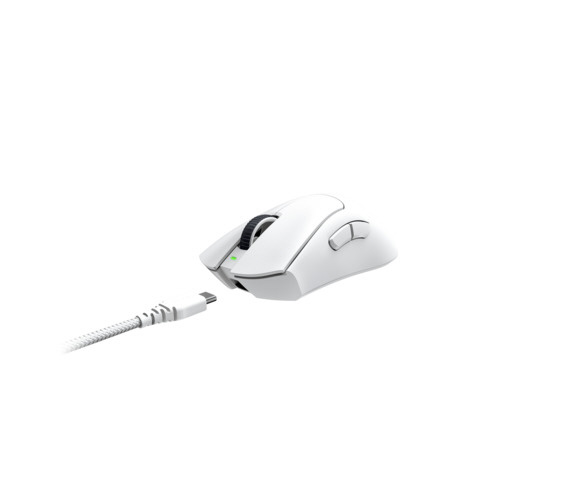ゲーミングマウス DeathAdder V3 Pro ホワイト RZ01-04630200-R3A1 ［光学式 /有線／無線(ワイヤレス) /7ボタン  /USB］