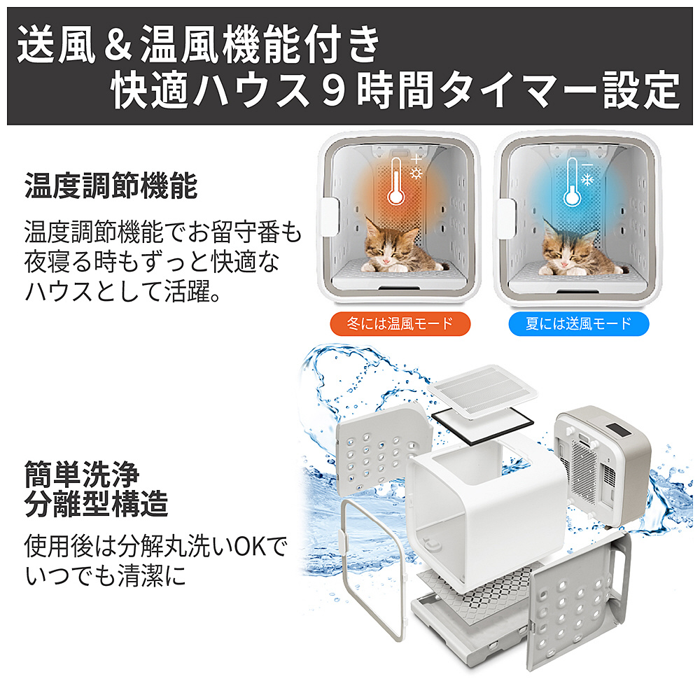 nello ペットドライルーム(グレー) 楽天市場】【送料無料】 ペットドライルーム nello グレー
