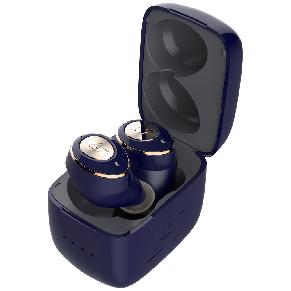 完全ワイヤレスイヤホン Navy TE-D01m2-NV [マイク対応 /ワイヤレス
