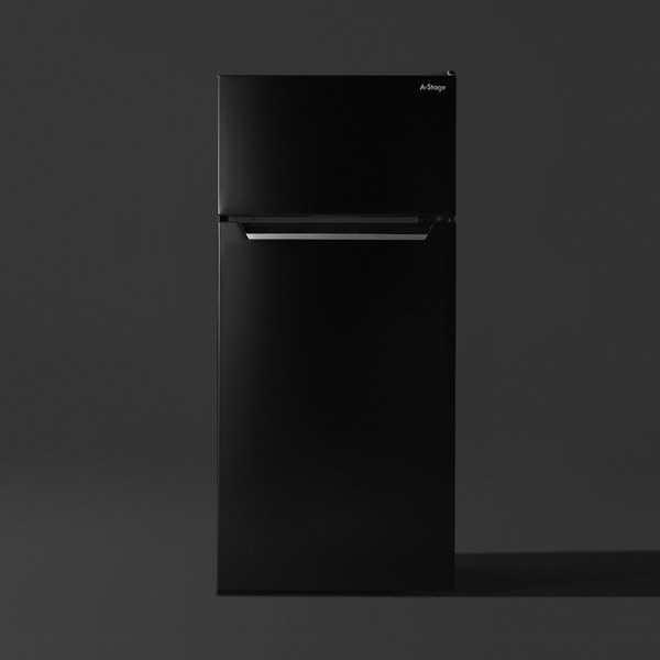 A-Stage 2ドア冷凍/冷蔵庫 112L ブラック ブラック RF04A-112BK ［幅