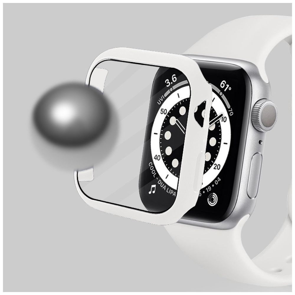 Apple Watch 7 45mm シンプルモノカラー 強化ガラス付カバー バンド グリーン Jgwsscw7l Gr の通販はソフマップ Sofmap