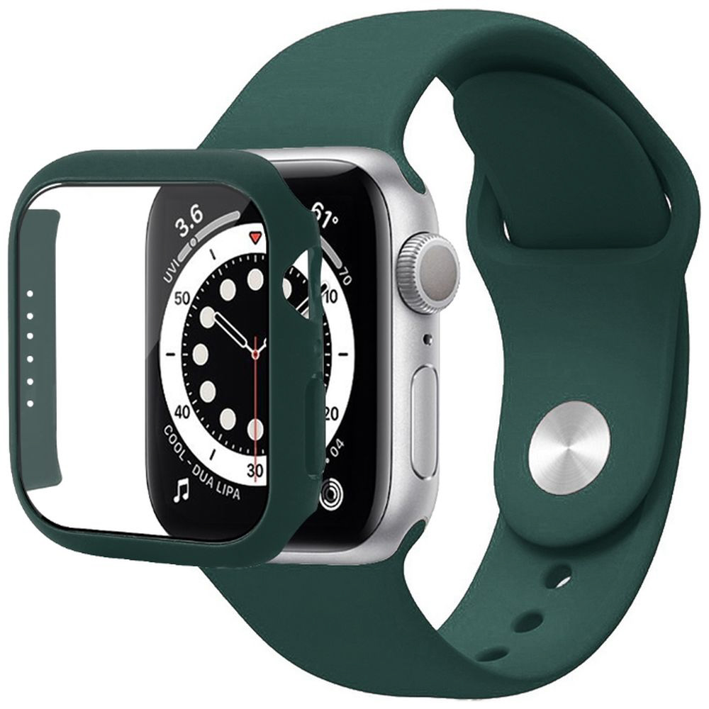 Applewatch Series 7逕ｨ 41mm繧ｫ繝舌�ｼ 鬮俶─蠎ｦ 繧ｪ繝ｪ繧ｸ繝翫Ν謾ｹ濶ｯ - 4