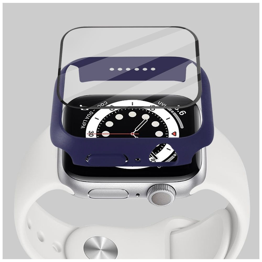 Apple Watch 41mm シンプルモノカラー 強化ガラス付カバー＆バンド グリーン  JGWSSCW7S-GR｜の通販はソフマップ[sofmap]