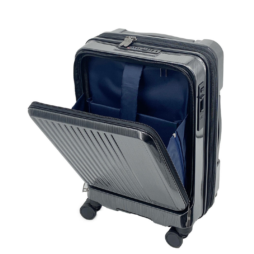 スーツケース ストッパー フロントオープン 拡張 Sサイズ 機内持ち込み 