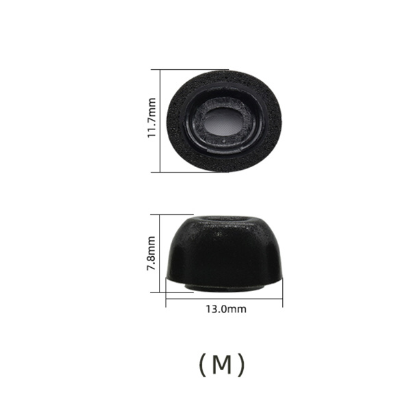  S-EPS01(S M) BLACK AirPods Pro用 低反発イヤーチップ
