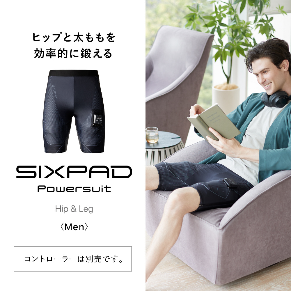 MTG シックスパッド パワースーツ ヒップアンドレッグ メンズ Mサイズ[SE-AW00B-M](SIXPAD Powersuit Hipu0026Leg  Men M) シックスパッド ブラック SE-AW00B-M｜の通販はソフマップ[sofmap]