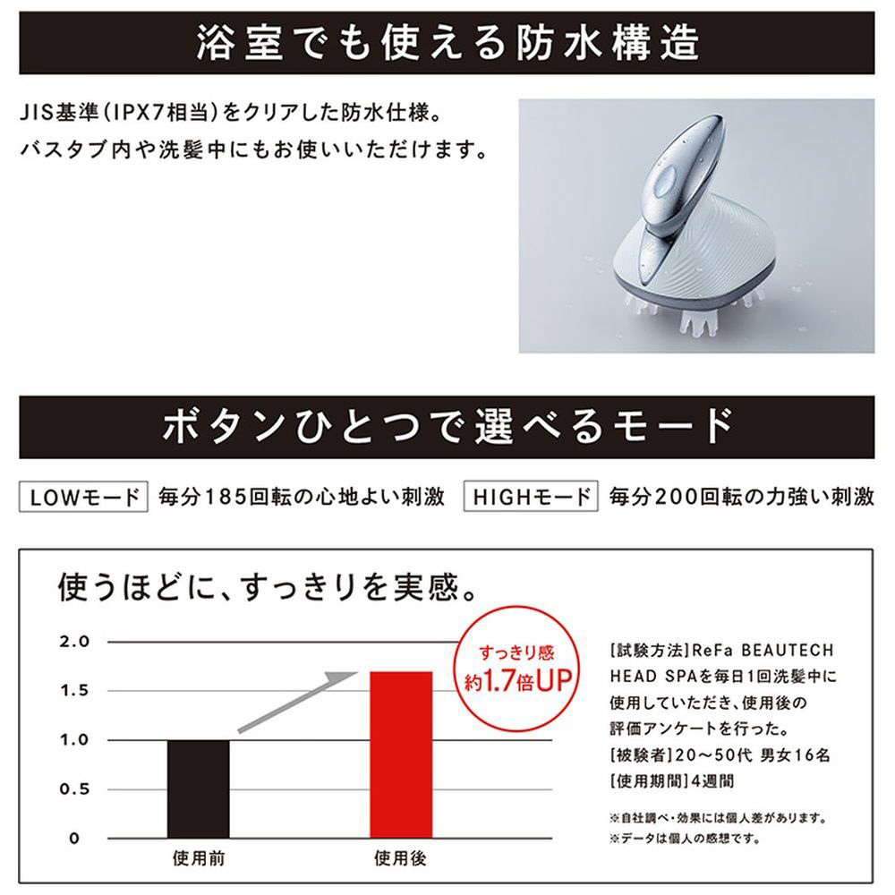 RE-AP-02A ビューテック ヘッドスパ（BEAUTECH HEAD SPA） ReFa