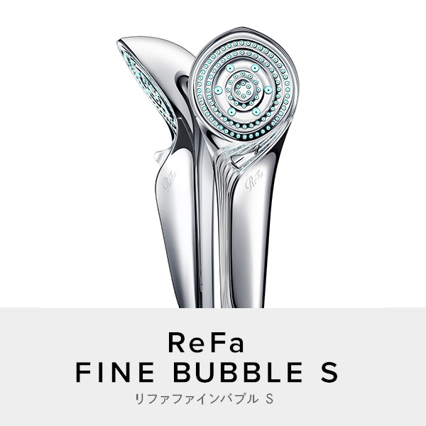 シャワーヘッド FINE BUBBLE S ファインバブルエス ReFa ホワイト RS