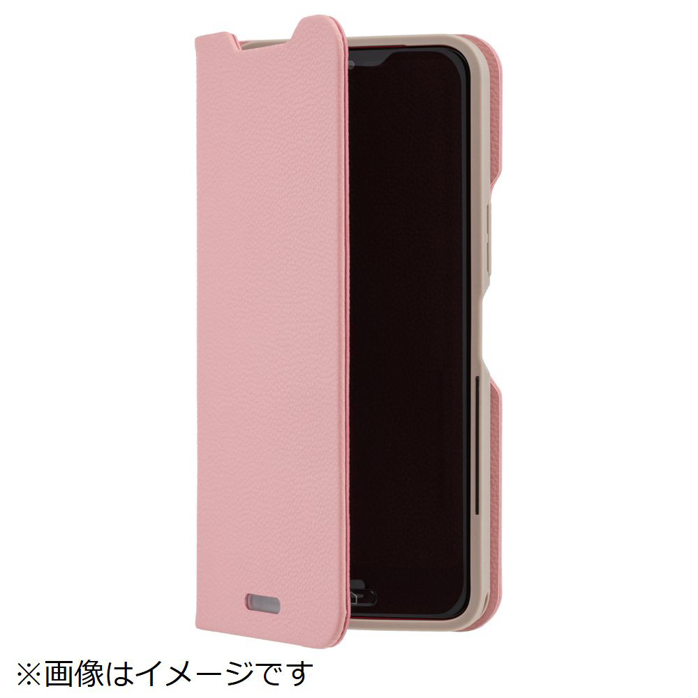 耐衝撃 StandFlip らくらくスマートフォンa ピンク ZSMDCX|の 耐衝撃 StandFlip らくらくスマートフォンa ピンク ZSMDCX|の