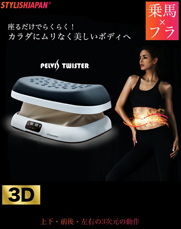 3D骨盤ツイスター(40×31×18cm/ダークグレー)PSTW-1206｜の通販は