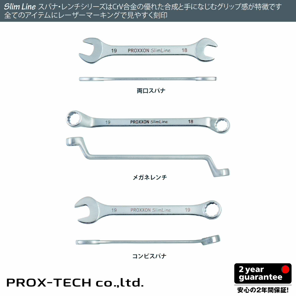 未使用品 ミニコンビレンチ 5本セット スパナ レンチ 工具 リング付