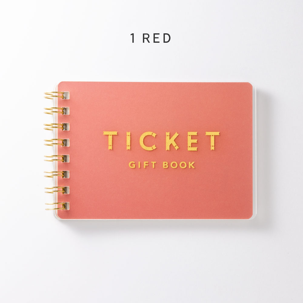 2303_チケットギフトブック IROHA GOODS COMPANY RED GTB-01 2303_チケットギフトブック IROHA GOODS COMPANY RED GTB-01