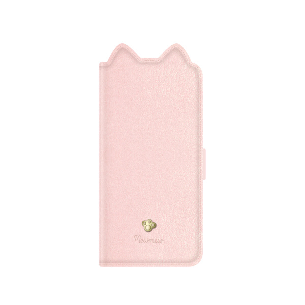 iPhone 13 mini対応 5.4inch 手帳型ケース Mewmew Pastel Shell pink
