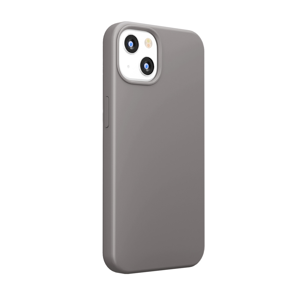 SKYLRK シリコンケース グレー iPhone 13 mini対応 5.4inch 抗菌スリムシリコンケース Premium Style