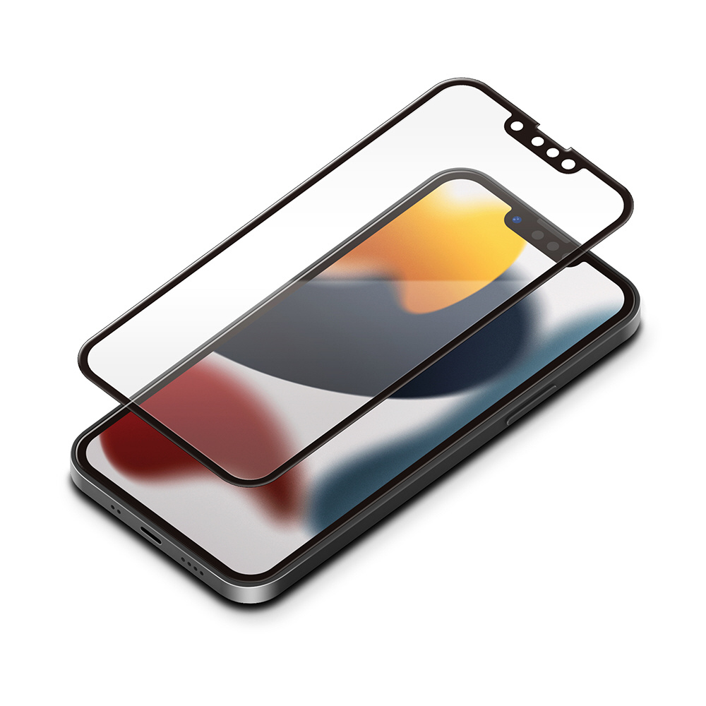 iPhone 13 mini対応 5.4inch 液晶全面保護ガラス ブルーライト低減/光沢 Premium Style  PG-21JGL05FBL｜の通販はソフマップ[sofmap]