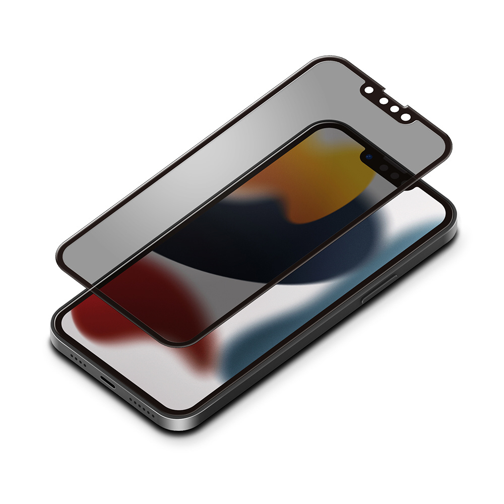 iPhone 13 Pro Max対応 6.7inch 抗菌/抗ウイルス液晶全面保護ガラス 覗き見防止 Premium Style  PG-21PGLK03FMB｜の通販はソフマップ[sofmap]