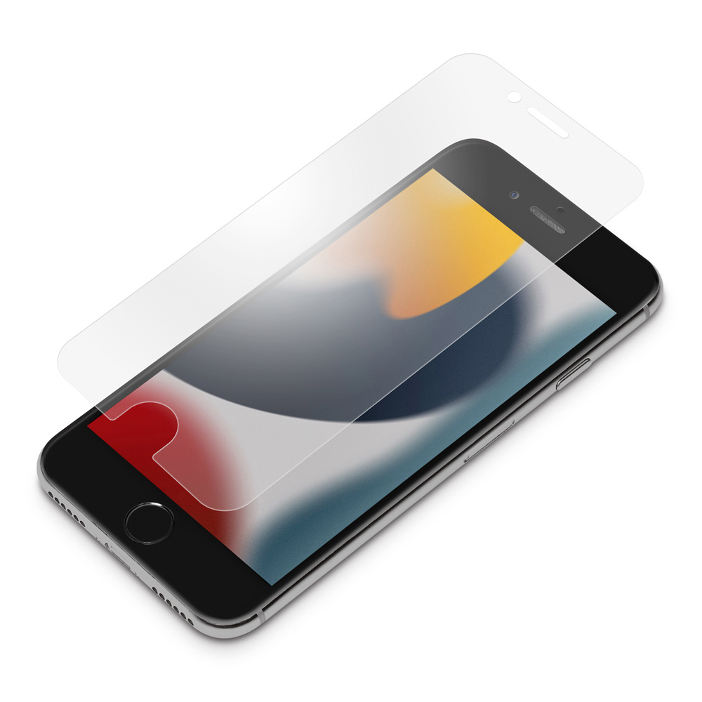 iPhoneSE（第3・2世代）／8／7／6s／6　ガイドフレーム付 液晶保護ガラス　アンチグレア Premium Style アンチグレア  PG-22MGL02AG
