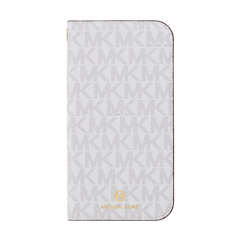 MICHAEL KORS - Folio Case Signature with Tassel Charm for iPhone 