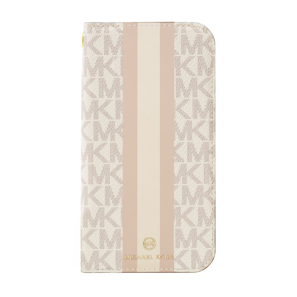 MICHAEL KORS - Folio Case Stripe with Tassel Charm for iPhone 13