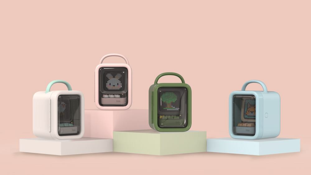 Divoom Ditoo-Pro Bluetoothスピーカー ホワイト/ミント Divoom Ditto