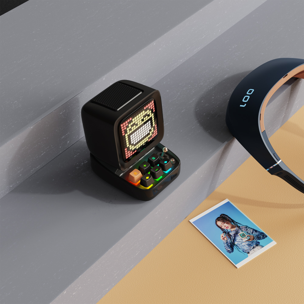 Divoom Ditoo-ProポータブルBluetoothスピーカー 黒 DITOO PRO (BK) ポータブルBluetoothスピーカー | 【クロサワ