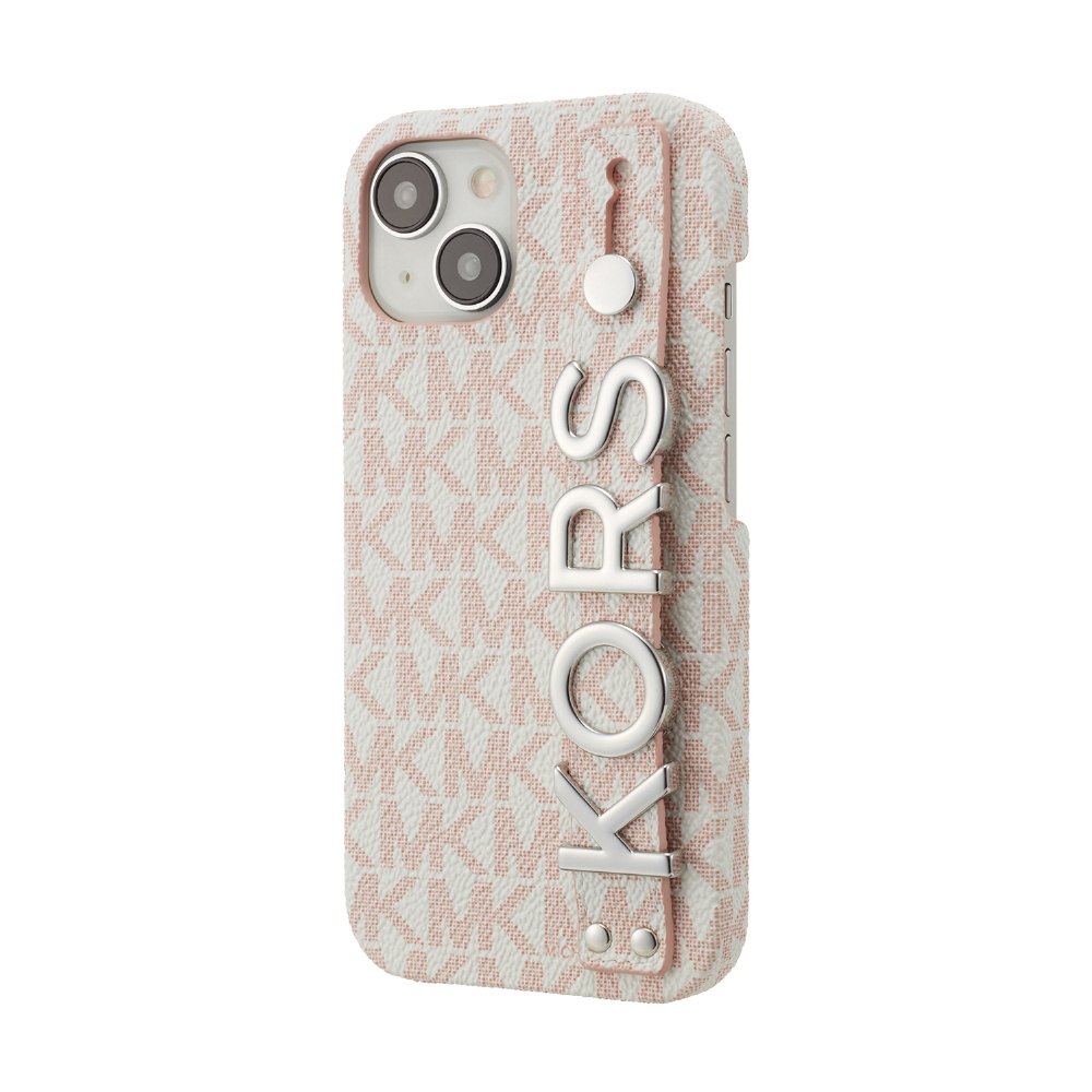 Slim Wrap Case Stand & Ring iPhone 15 MICHAEL KORS Soft Pink