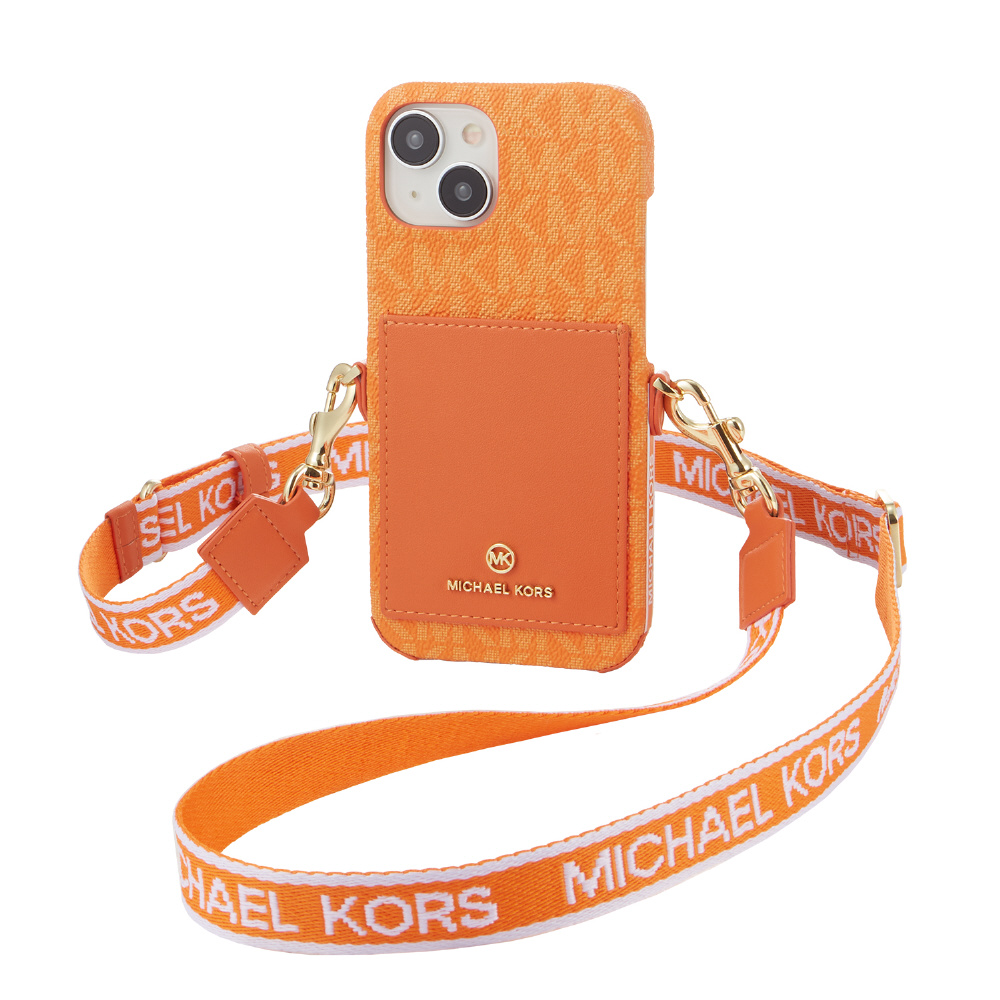 iPhone15 マイケルコース ハードケース with Strap