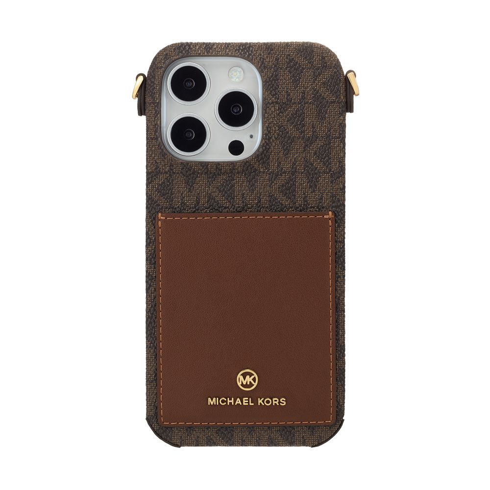 MICHAEL KORS - ラップ ケース ポケット ストラップ付 iPhone 16 Pro